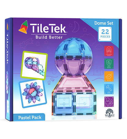 Tile Tek 22 Piece Pastel Dome Set