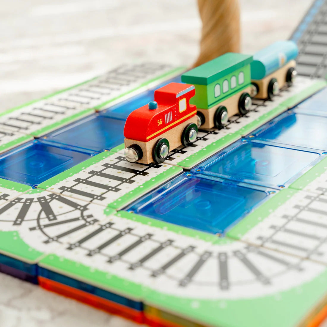 Tile Tek 36 Piece Tile Topper - Train Pack