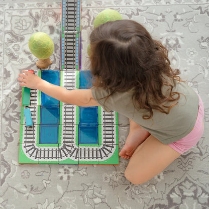 Tile Tek 36 Piece Tile Topper - Train Pack