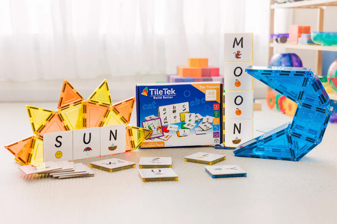 Tile Tek 40 Piece Tile Topper - Alphabet Pack