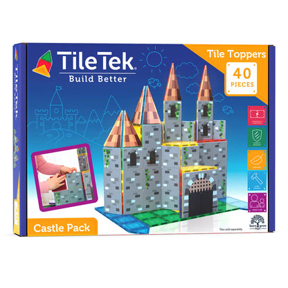 Tile Tek 40 Piece Tile Topper - Castle Pack