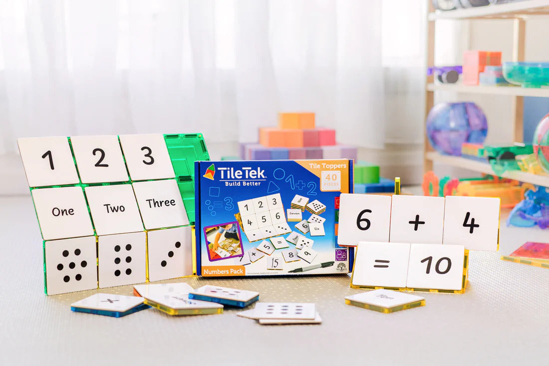 Tile Tek 40 Piece Tile Topper - Numbers Pack
