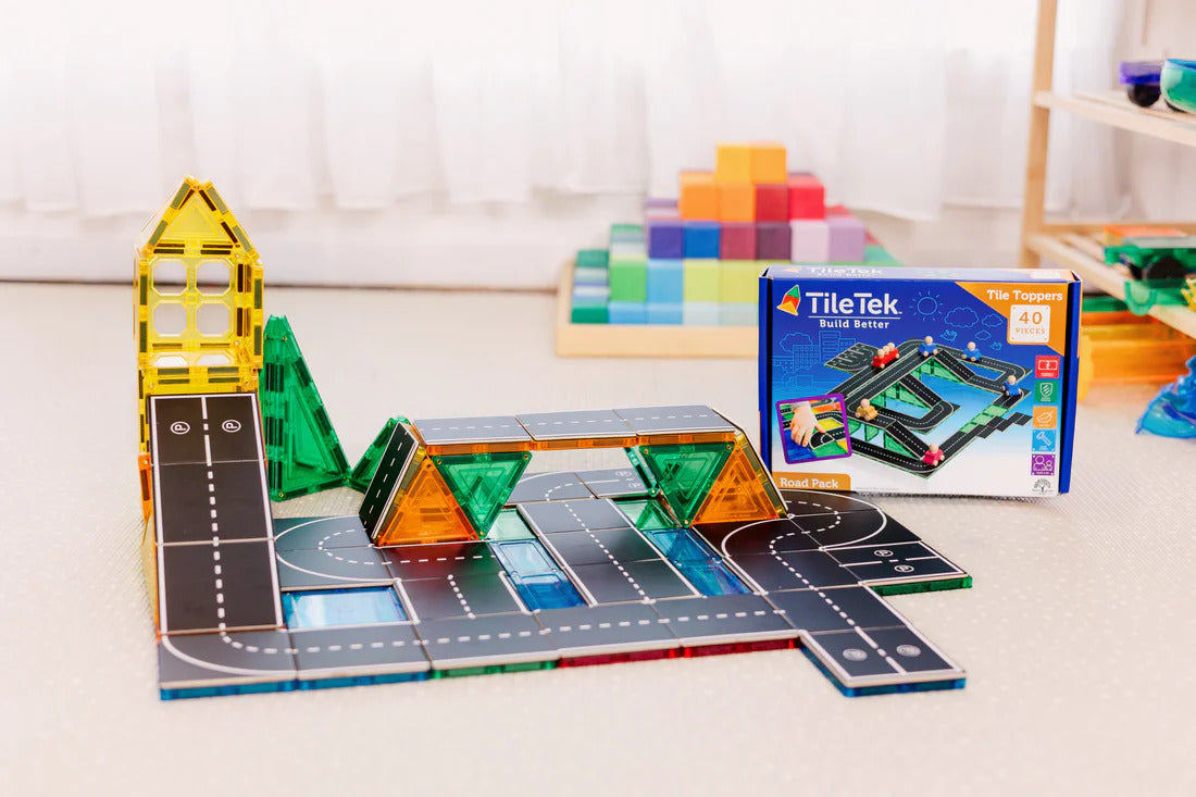 Tile Tek 40 Piece Tile Topper - Road Pack