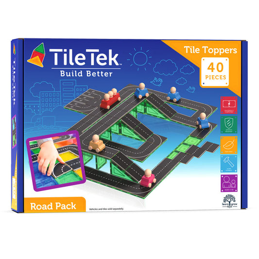 Tile Tek 40 Piece Tile Topper - Road Pack