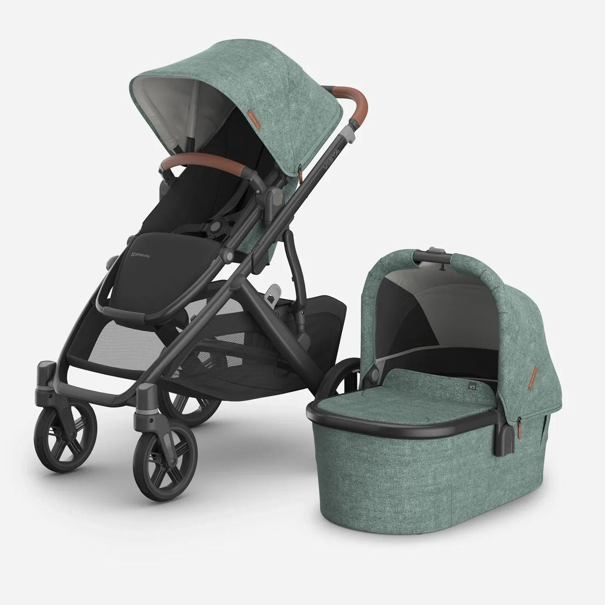 uppababy when to move from bassinet to seat UPPAbaby Vista V3 With Bassinet – Baby On The Move