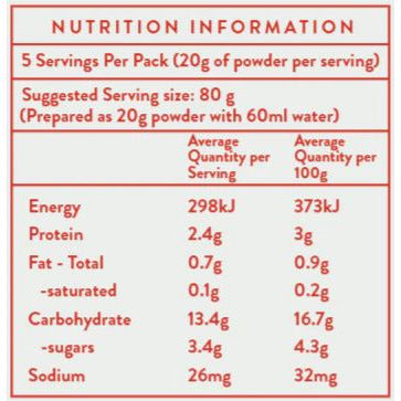 Petite Eats Instant Purée Powder 1pk - 20g Single Serve