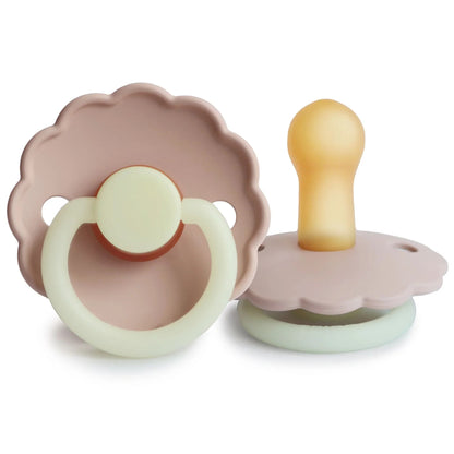 FRIGG Daisy Night Natural Rubber Pacifier 2pk