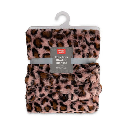 Weegoamigo Plush Pom Pom Blanket