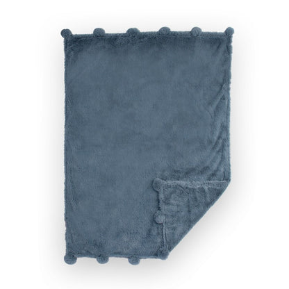 Weegoamigo Plush Pom Pom Blanket