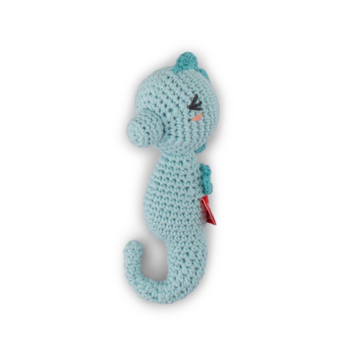 Weegoamigo Seahorse Crochet Rattle