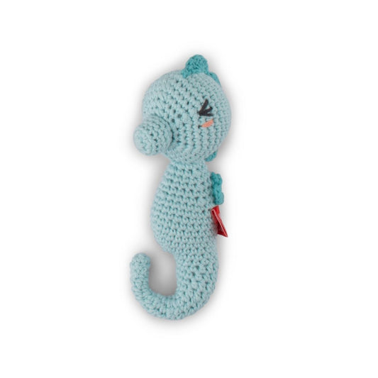 Weegoamigo Seahorse Crochet Rattle
