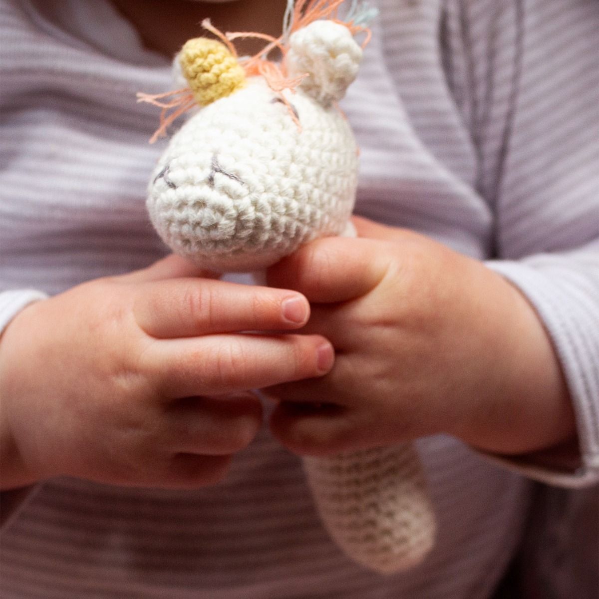 Weegoamigo Twinkle Twinkle Unicorn Crochet Rattle
