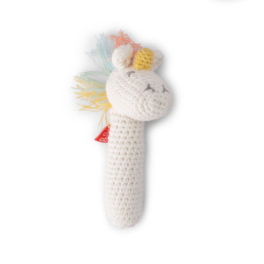 Weegoamigo Twinkle Twinkle Unicorn Crochet Rattle