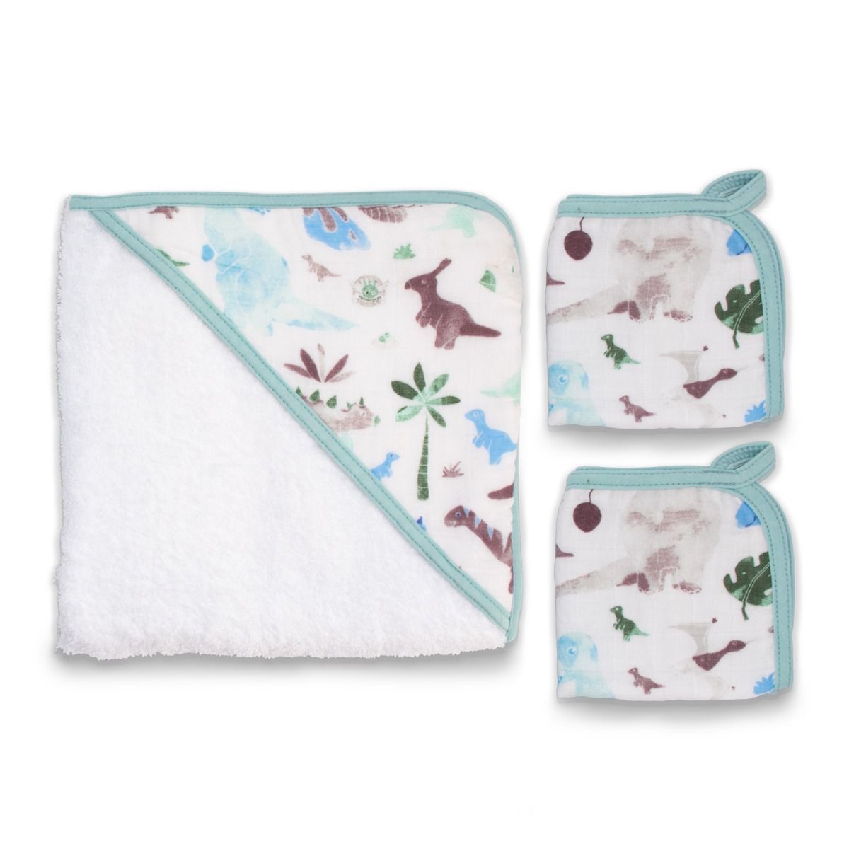 Weegoamigo Hooded Towel + Washers