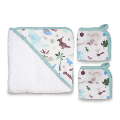 Weegoamigo Hooded Towel + Washers