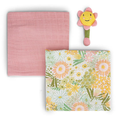 Weegoamigo Baby Muslin &amp; Crochet Set