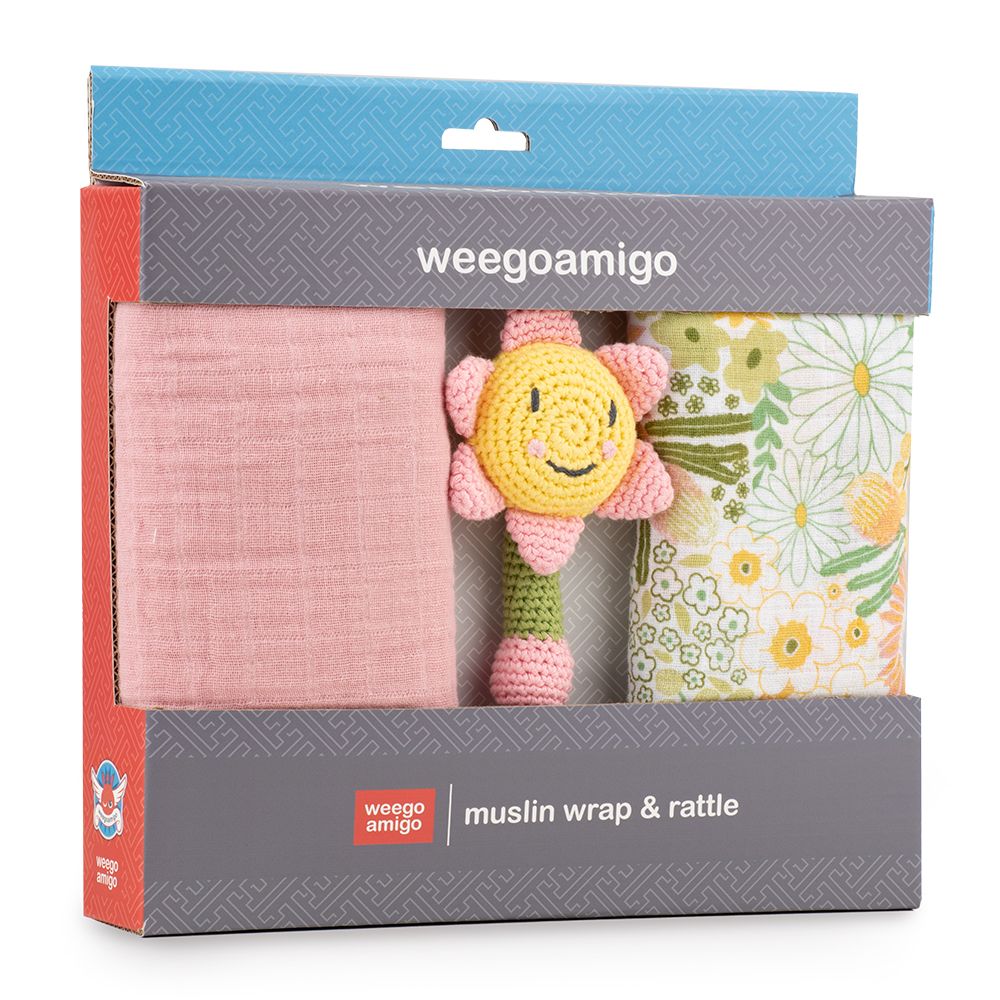 Weegoamigo Baby Muslin &amp; Crochet Set
