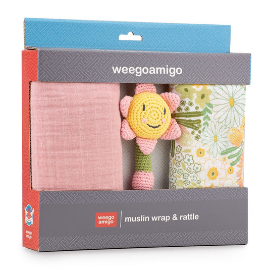 Weegoamigo Baby Muslin &amp; Crochet Set