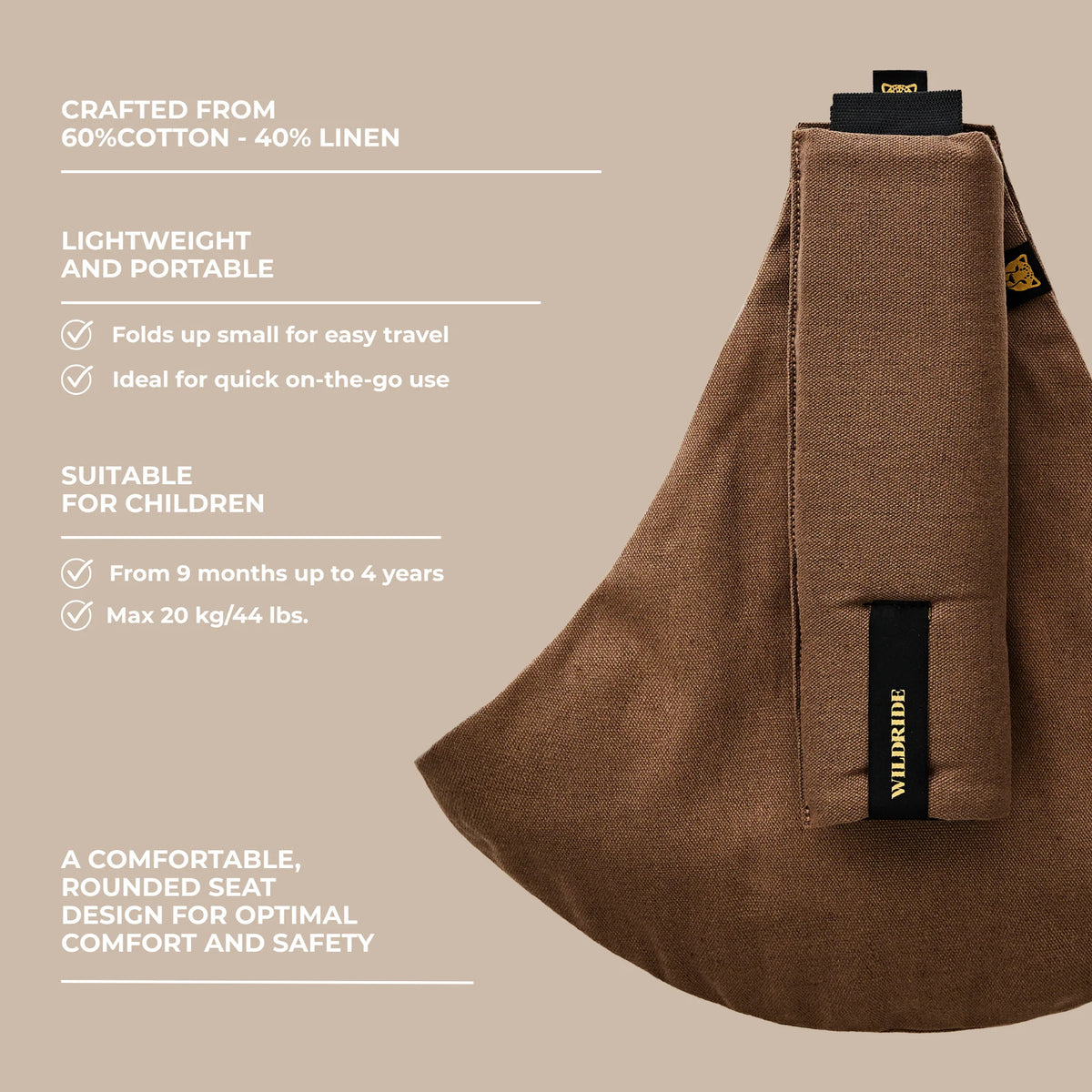 Wildride Toddler Carrier Linen
