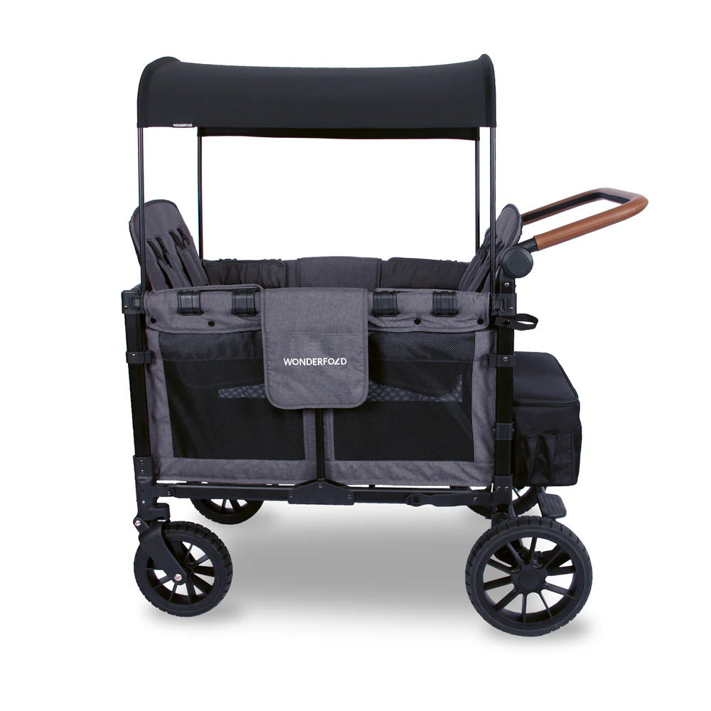 WonderFold W4 Luxe Quad Stroller Wagon