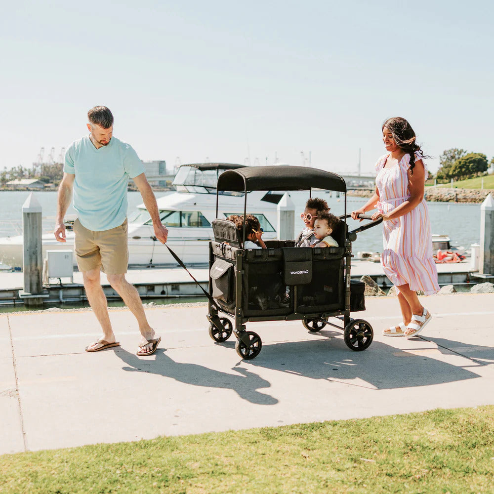 WonderFold W4 Elite Quad Stroller Wagon