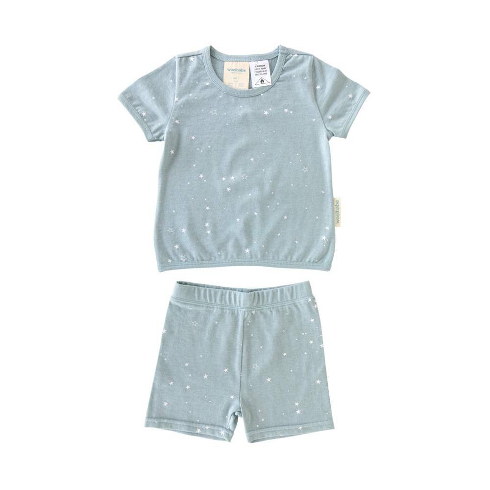 Woolbabe Merino/Organic Cotton Summer Pyjamas - Print