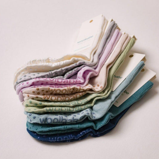 Woolbabe Merino &amp; Organic Cotton Sleepy Socks