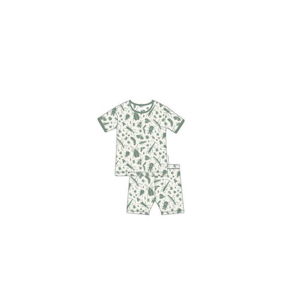 Woolbabe Merino/Organic Cotton Summer Pyjamas - Print