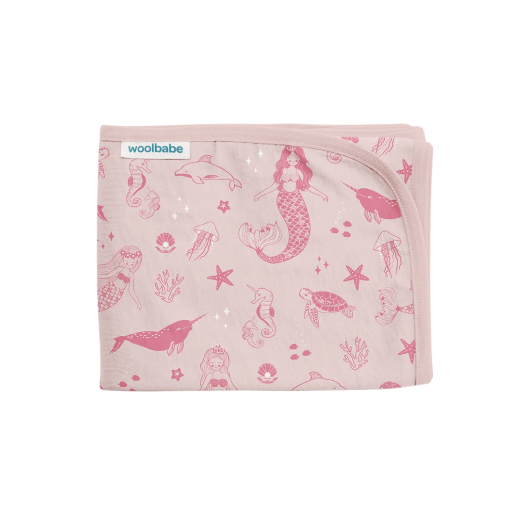 Woolbabe Merino/Organic Cotton Swaddle/Blanket