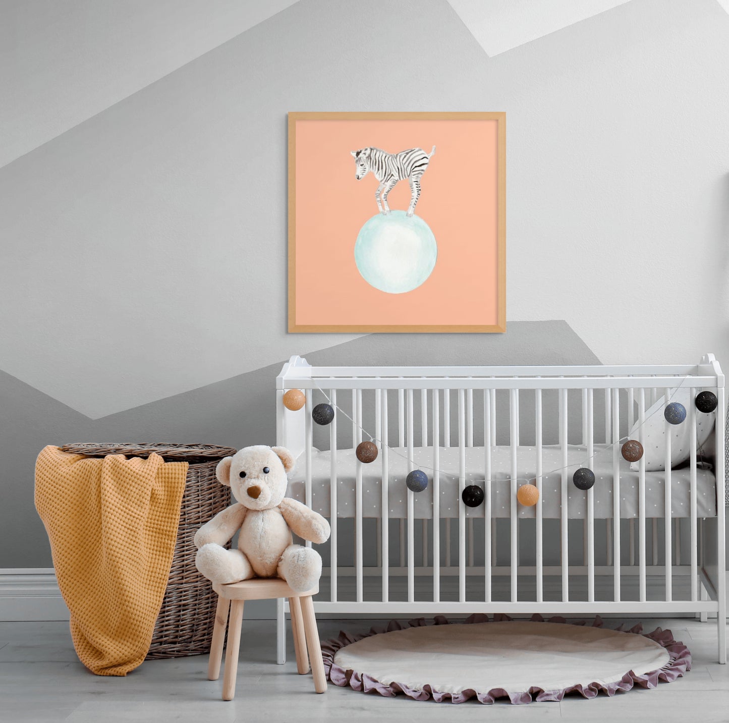 Ink Boss Art Baby Animals Zebra Pastel