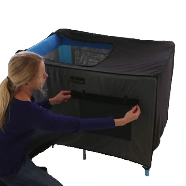 SnoozeShade for Travel Cots, Air-permeable blackout canopy