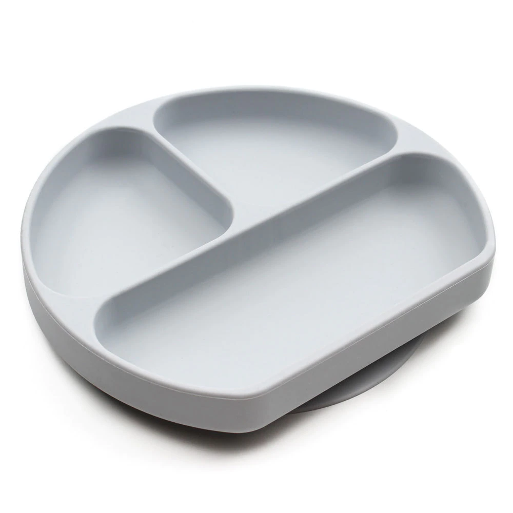 bumkins-silicone-grip-dish-grey