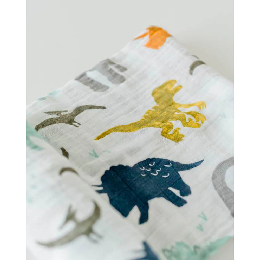 little-unicorn-muslin-sleeping-bag-dino-friends-ls2
