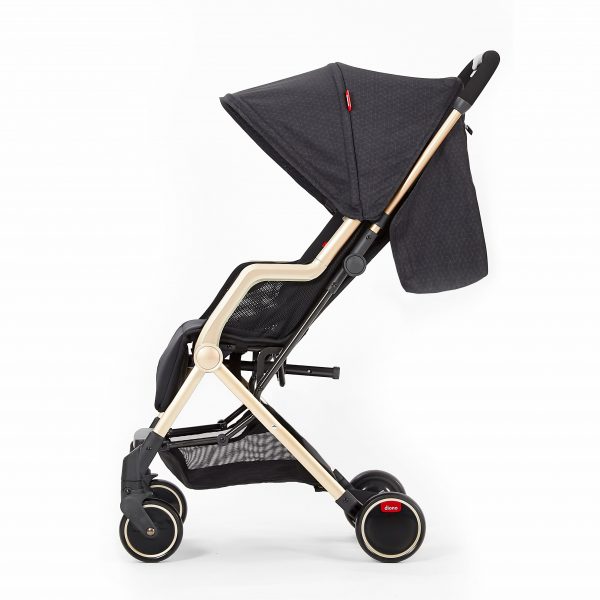 Diono Traverze Luggage-Style Travel Stroller Black Cube 