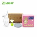 Haakaa New Mum Starter Pack – White Stopper (Generation 2 150ml Pump)