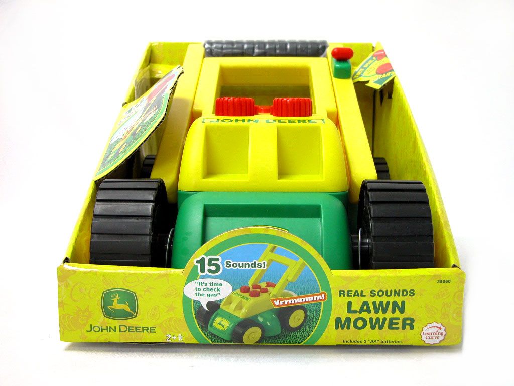 John deere toy push lawn best sale mower