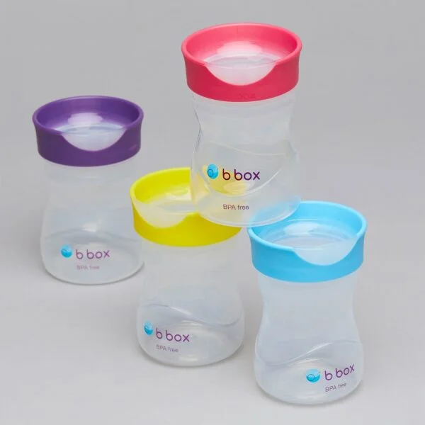 b.box Toddler Cup, Training Toddler Cup, Ideal Way for Kids to Learn to  Drink From A Cup, Color: Grape