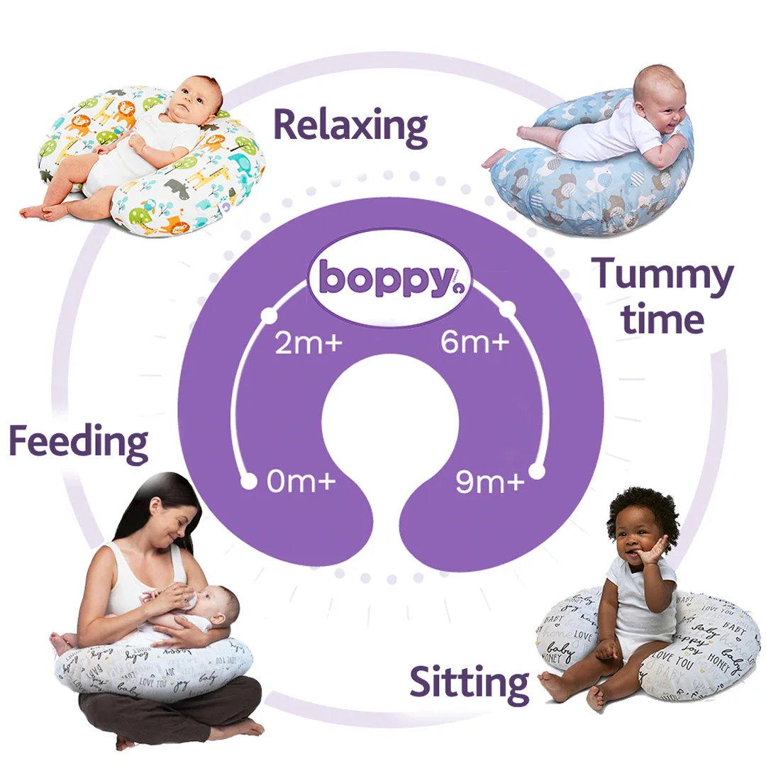 Chicco Boppy Feeding Support Pillow Baby On The Move