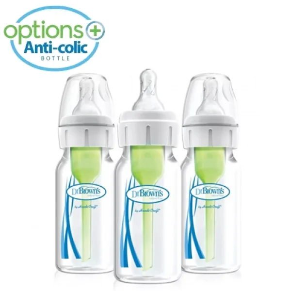 Dr Brown's 120ml Feeding Bottle 3pk - Baby On The Move