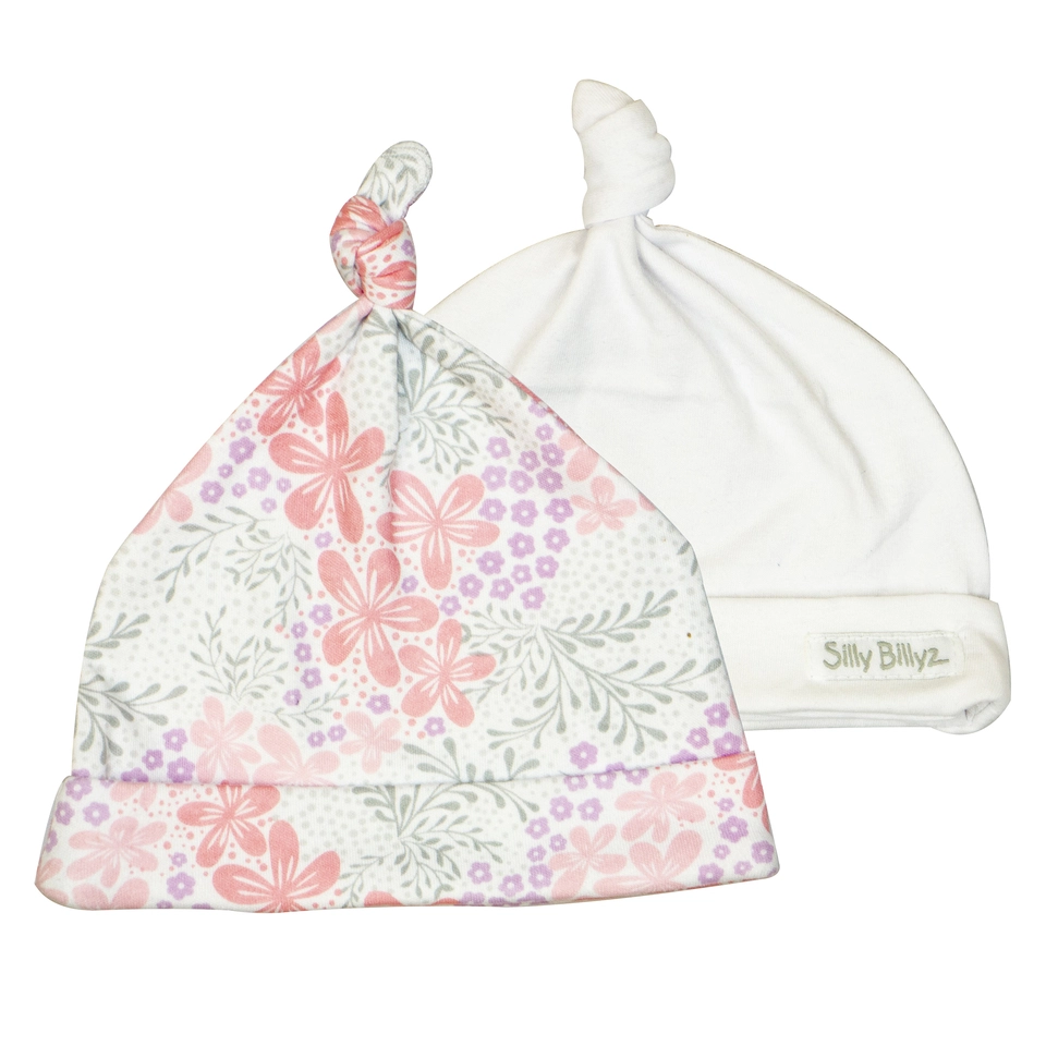 Silly Billyz Jersey Gumnut Baby Hat 2pk