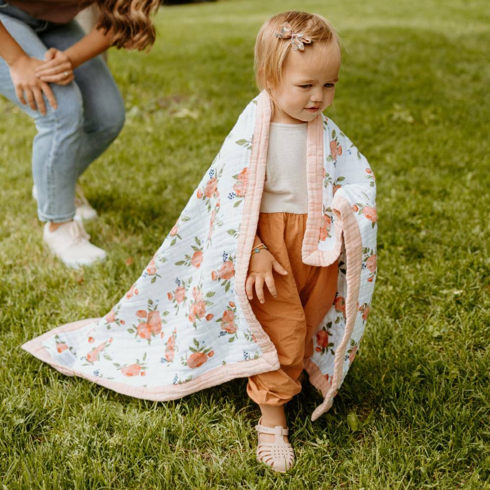 Little unicorn shop baby blanket