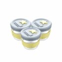 Cherub Baby Glass Baby Food Storage 3pk