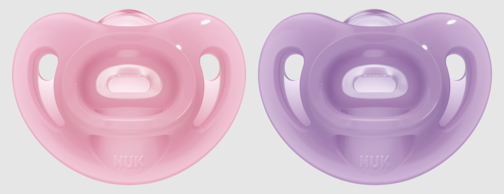 nuk_sensitive_silicone_soother_pink_purple