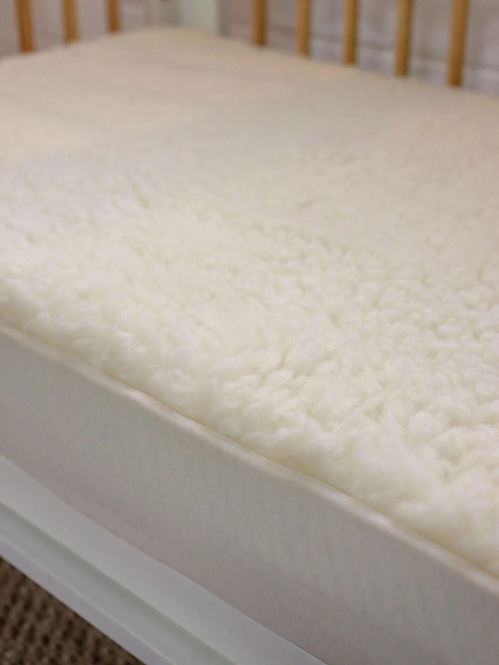 Lambswool clearance cot underlay