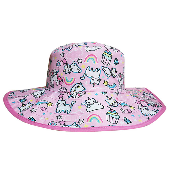 banz-carewear-reversible-sunhat-Cats Unicorns-front