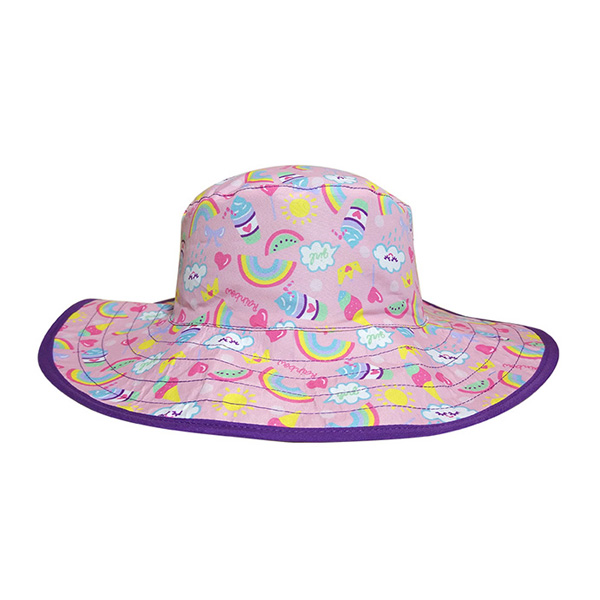 banz-carewear-reversible-sunhat-Rainbow-front