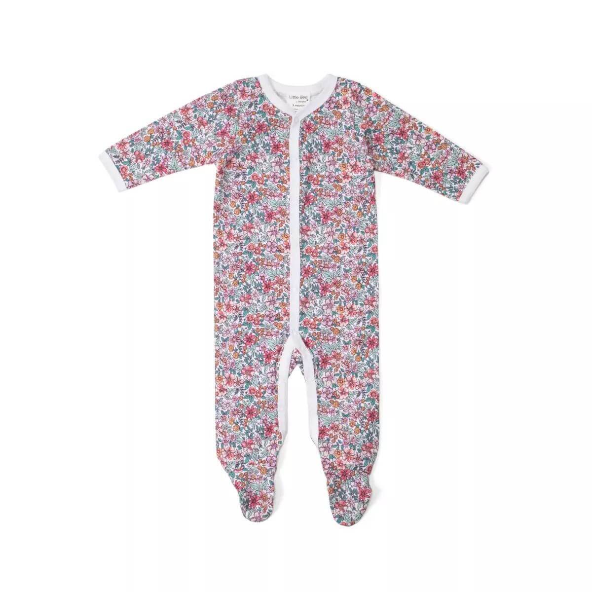 wf211-little-bee-by-dimples-wild-flowers-cotton-babygrow