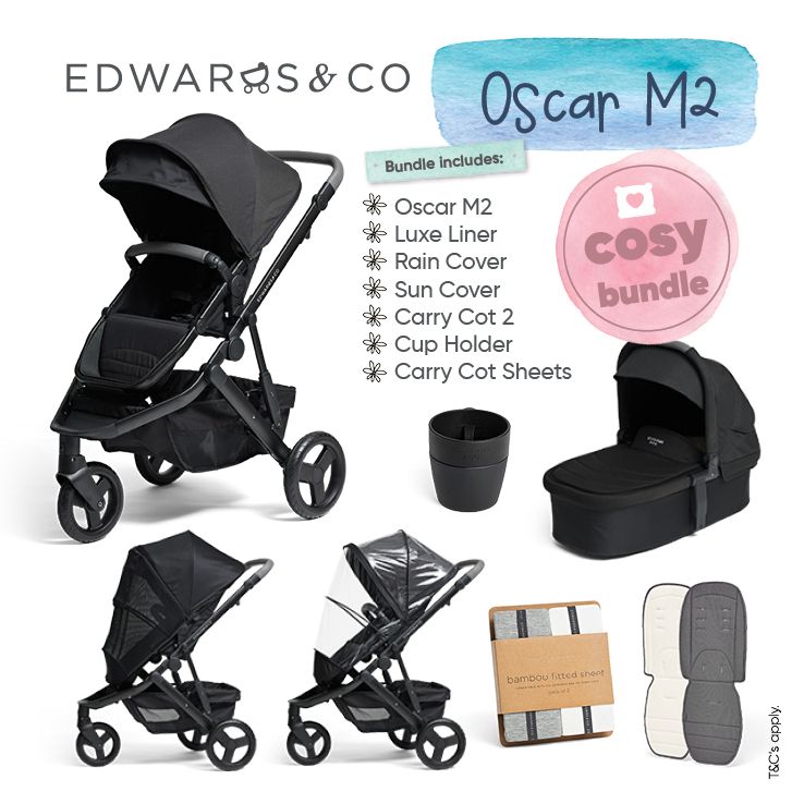 Edwards & Co Oscar M2 Cosy Bundle Baby On The Move