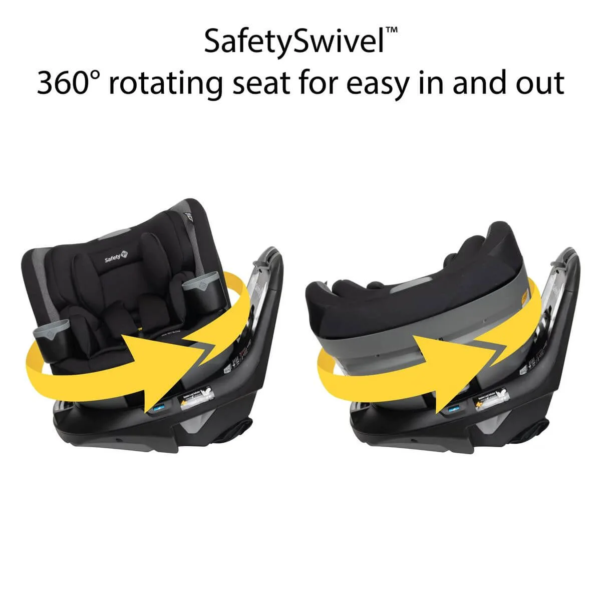 Safety 1st Turn and Go 360 Black Beauty Baby On The Move