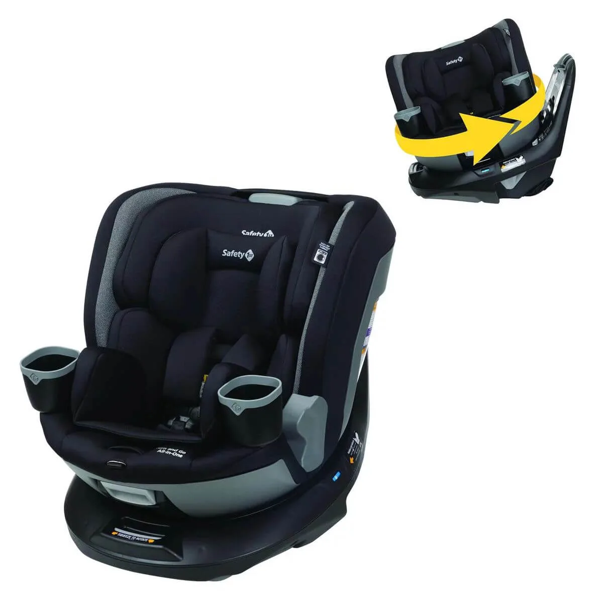 Safety 1st Turn and Go 360 Black Beauty Baby On The Move